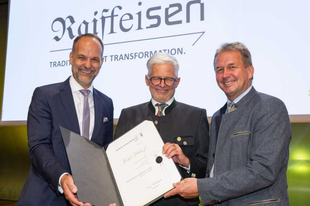 Peter Weissl, Josef Hainzl und Franz Titschenbacher