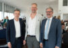 Sektortreffen NÖ-Wien: Gemeinsam Lösungen entwickeln Generaldirektor Martin Hauer, Zukunftsforscher Nick Sohnemann und Obmann Erwin Hameseder